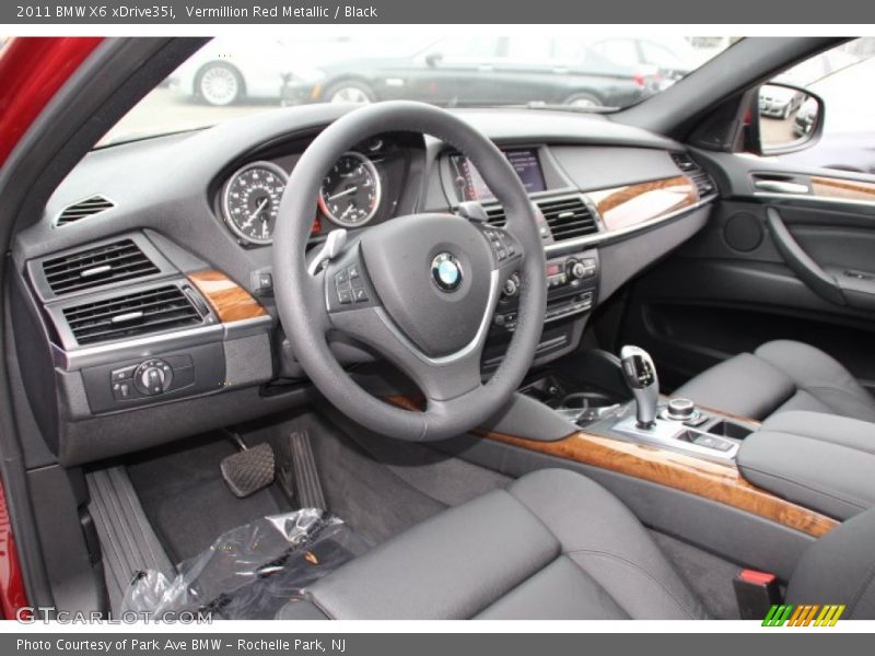 Black Interior - 2011 X6 xDrive35i 