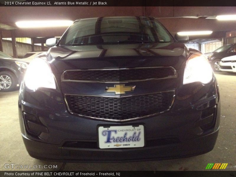 Atlantis Blue Metallic / Jet Black 2014 Chevrolet Equinox LS