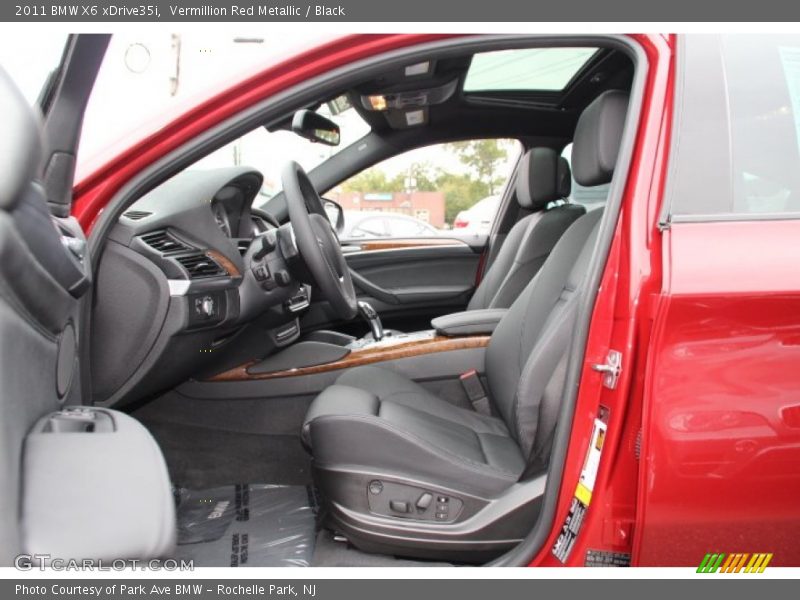 Front Seat of 2011 X6 xDrive35i
