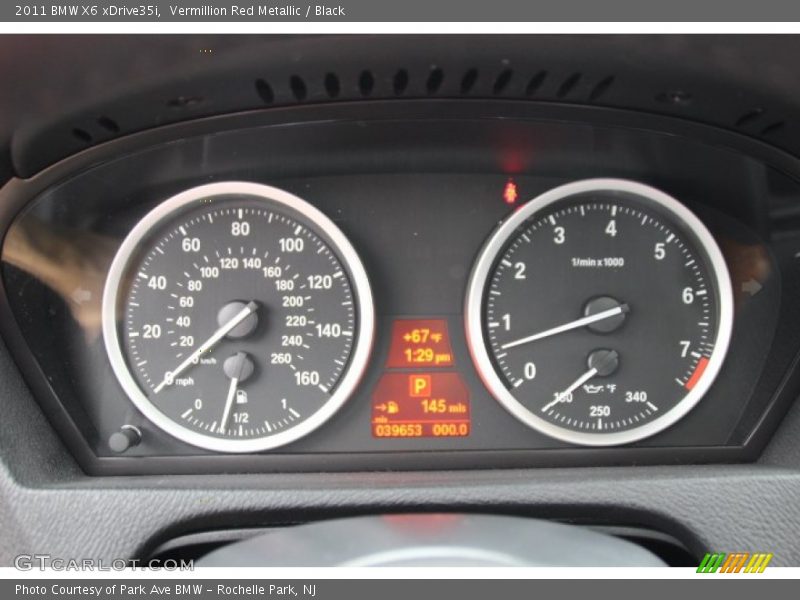  2011 X6 xDrive35i xDrive35i Gauges