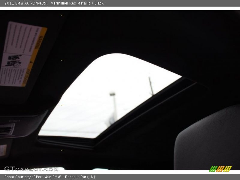 Vermillion Red Metallic / Black 2011 BMW X6 xDrive35i