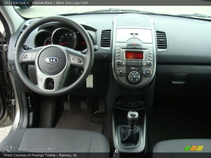 Shadow Black / Black Soul Logo Cloth 2011 Kia Soul +
