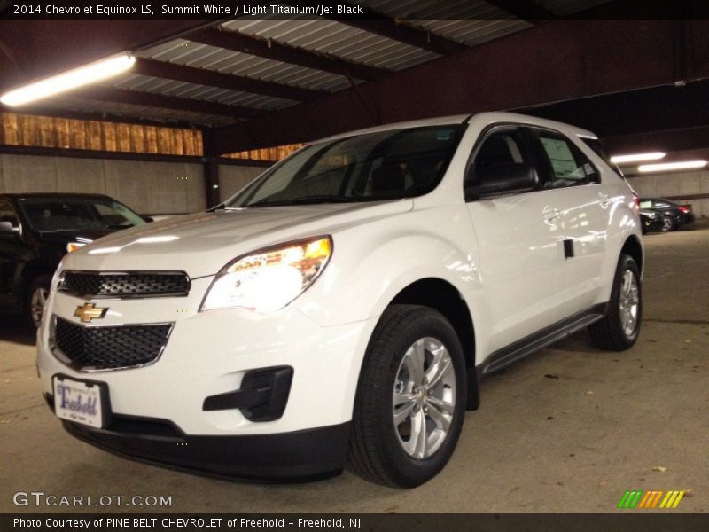 Summit White / Light Titanium/Jet Black 2014 Chevrolet Equinox LS