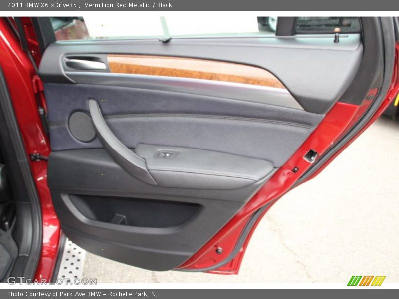 Vermillion Red Metallic / Black 2011 BMW X6 xDrive35i
