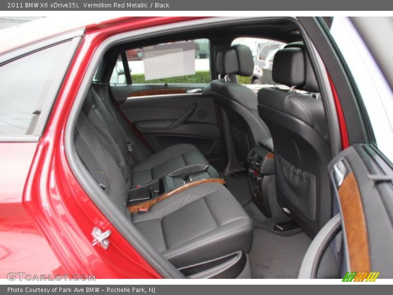 Vermillion Red Metallic / Black 2011 BMW X6 xDrive35i