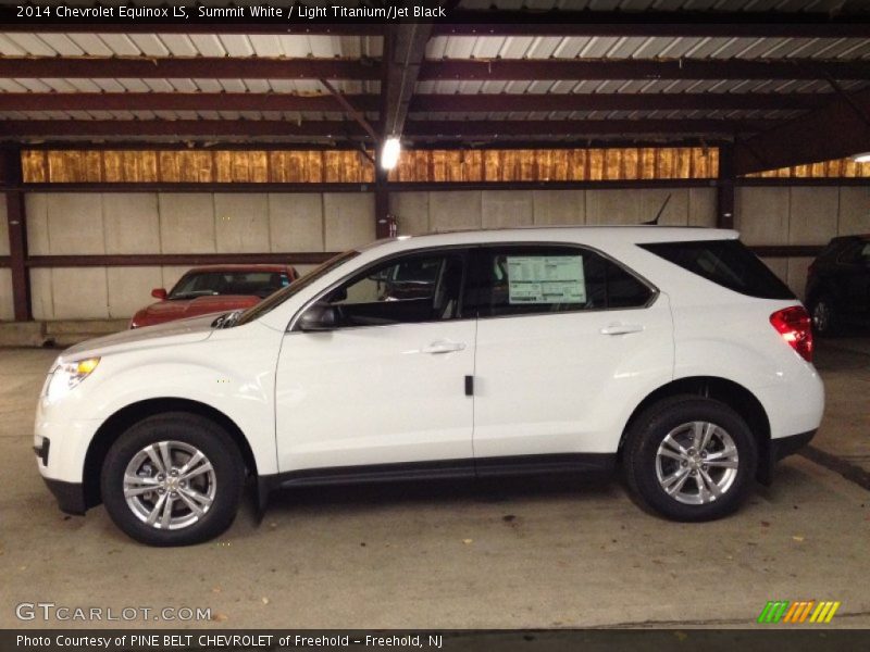 Summit White / Light Titanium/Jet Black 2014 Chevrolet Equinox LS