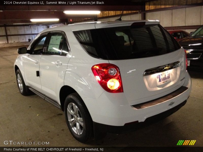 Summit White / Light Titanium/Jet Black 2014 Chevrolet Equinox LS