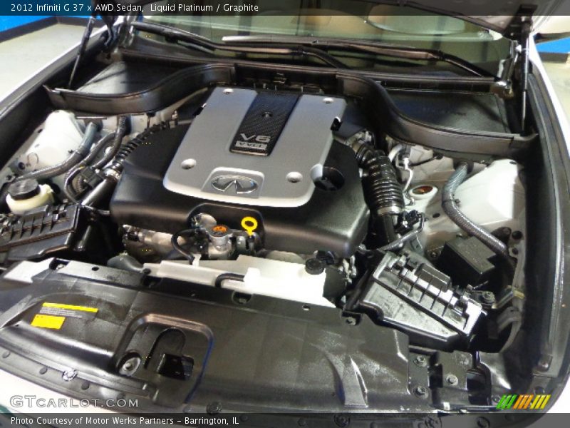 Liquid Platinum / Graphite 2012 Infiniti G 37 x AWD Sedan