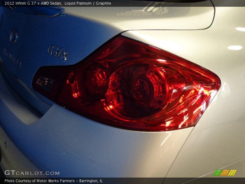 Liquid Platinum / Graphite 2012 Infiniti G 37 x AWD Sedan