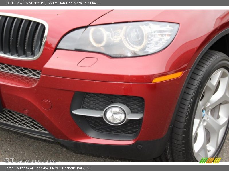 Vermillion Red Metallic / Black 2011 BMW X6 xDrive35i