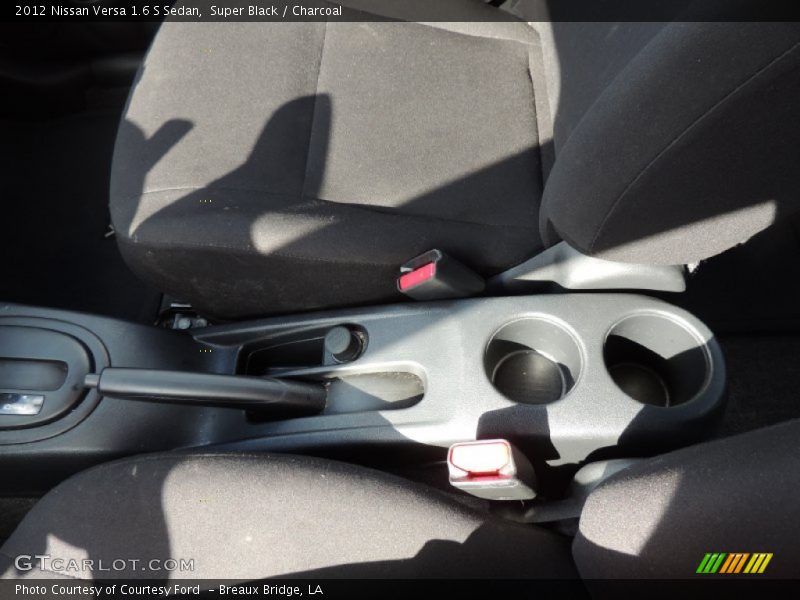 Super Black / Charcoal 2012 Nissan Versa 1.6 S Sedan
