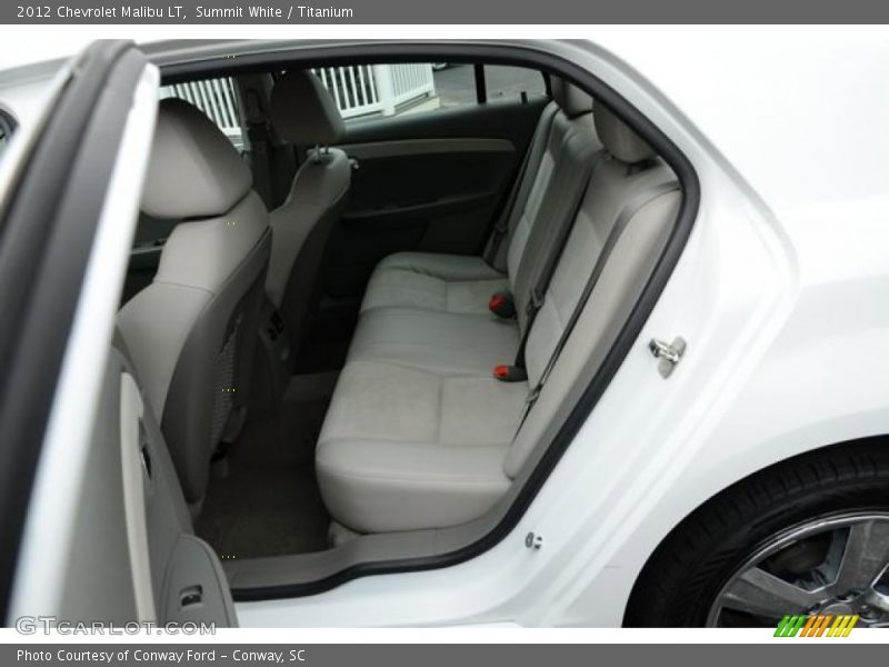 Summit White / Titanium 2012 Chevrolet Malibu LT