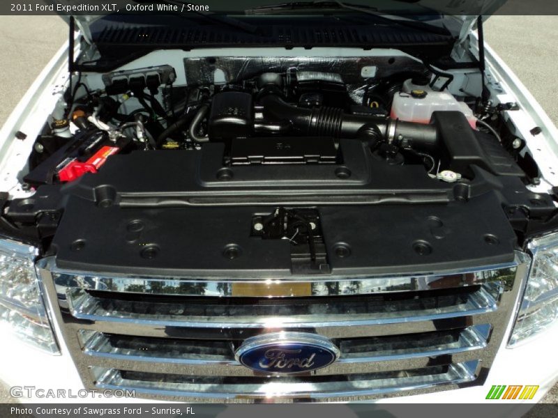 Oxford White / Stone 2011 Ford Expedition XLT