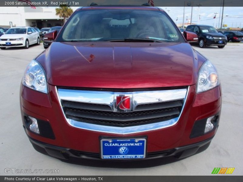 Red Jewel / Tan 2008 Saturn Outlook XR