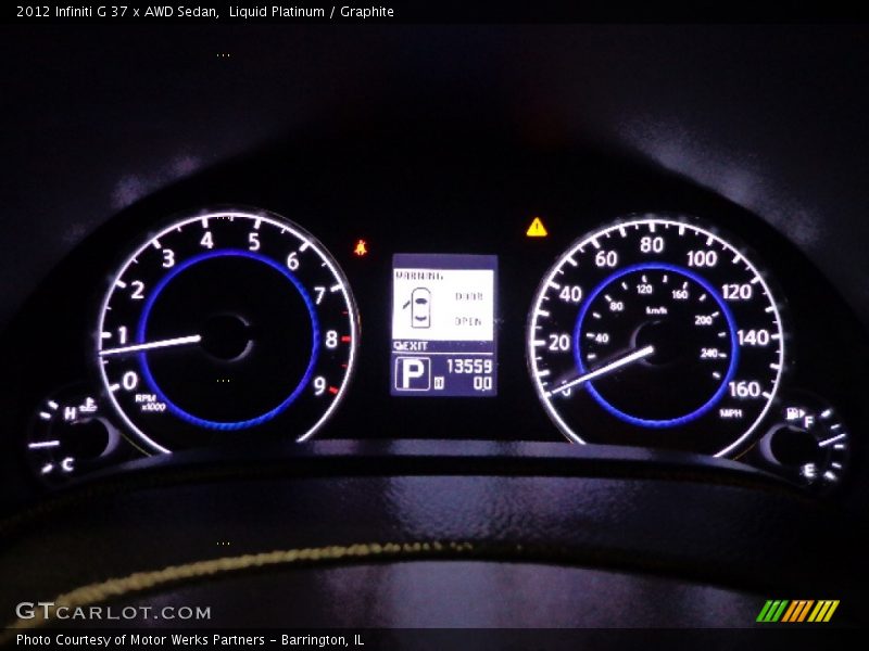 Liquid Platinum / Graphite 2012 Infiniti G 37 x AWD Sedan