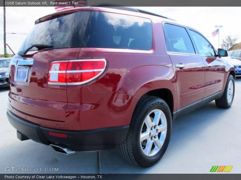 Red Jewel / Tan 2008 Saturn Outlook XR