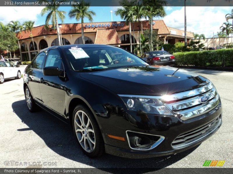 Black / Charcoal Black 2012 Ford Fusion SE