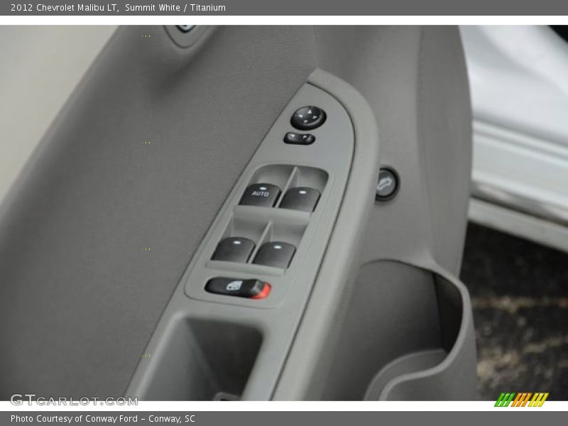 Summit White / Titanium 2012 Chevrolet Malibu LT