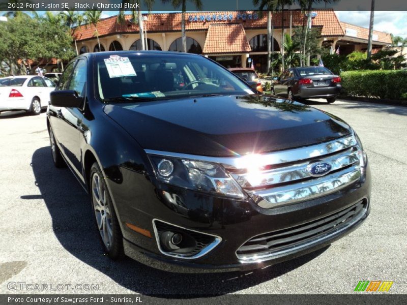Black / Charcoal Black 2012 Ford Fusion SE