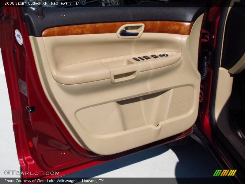 Red Jewel / Tan 2008 Saturn Outlook XR