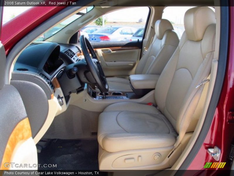 Red Jewel / Tan 2008 Saturn Outlook XR