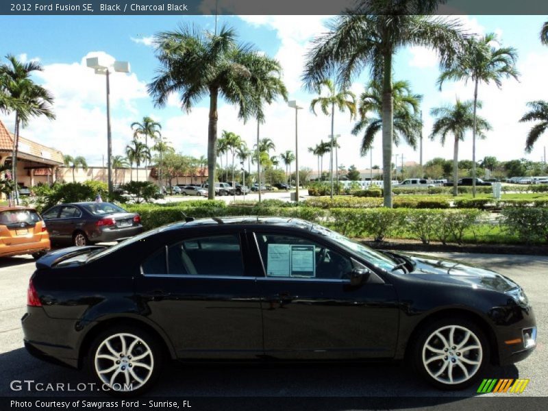 Black / Charcoal Black 2012 Ford Fusion SE