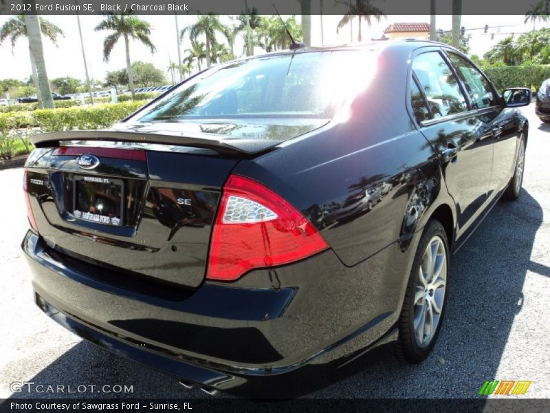 Black / Charcoal Black 2012 Ford Fusion SE