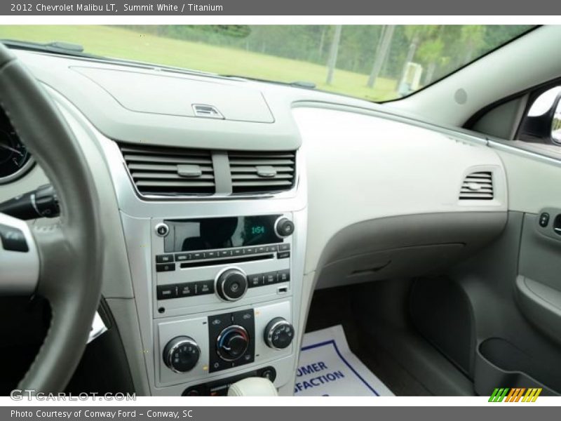 Summit White / Titanium 2012 Chevrolet Malibu LT