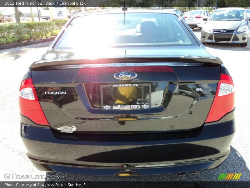 Black / Charcoal Black 2012 Ford Fusion SE