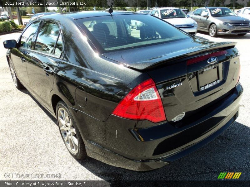 Black / Charcoal Black 2012 Ford Fusion SE