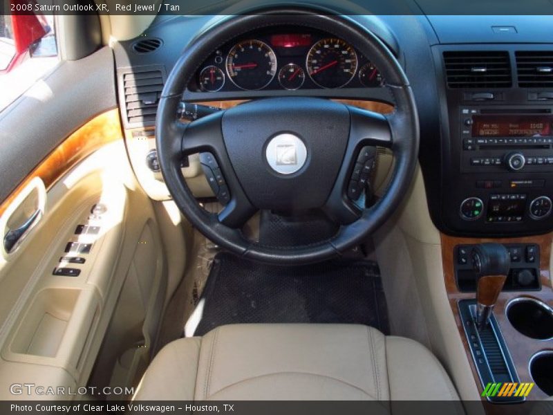 Red Jewel / Tan 2008 Saturn Outlook XR