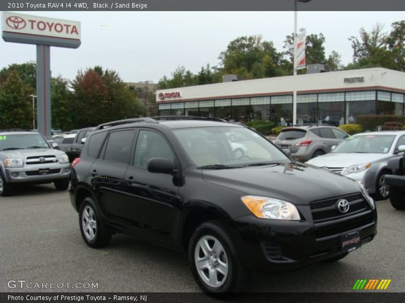 Black / Sand Beige 2010 Toyota RAV4 I4 4WD