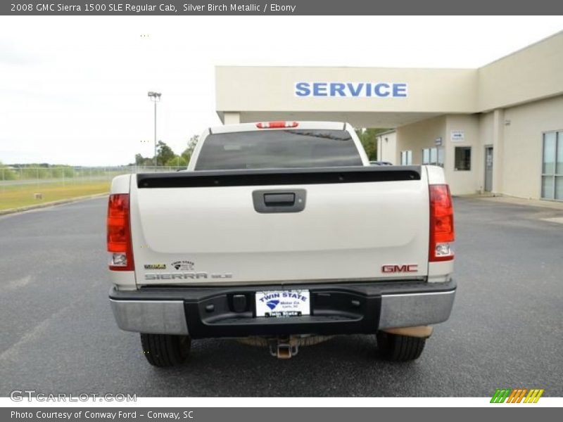 Silver Birch Metallic / Ebony 2008 GMC Sierra 1500 SLE Regular Cab