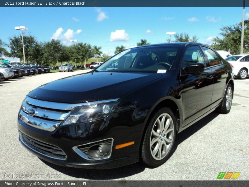 Black / Charcoal Black 2012 Ford Fusion SE