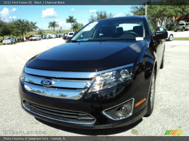 Black / Charcoal Black 2012 Ford Fusion SE