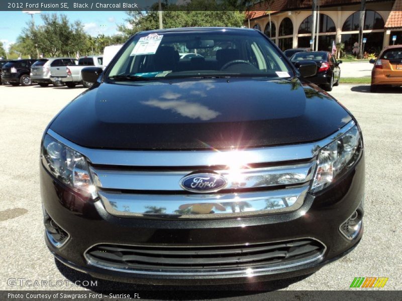 Black / Charcoal Black 2012 Ford Fusion SE