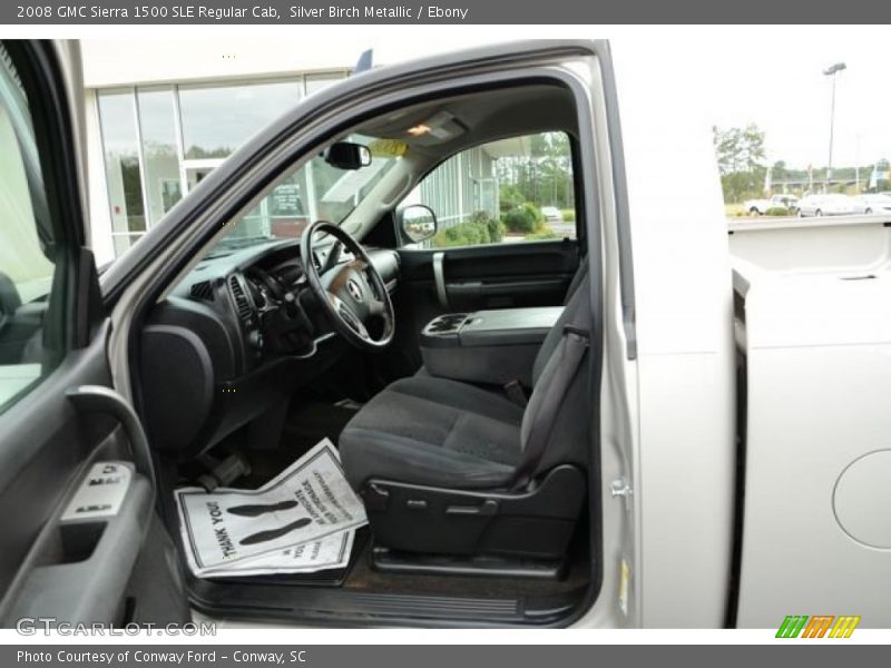 Silver Birch Metallic / Ebony 2008 GMC Sierra 1500 SLE Regular Cab