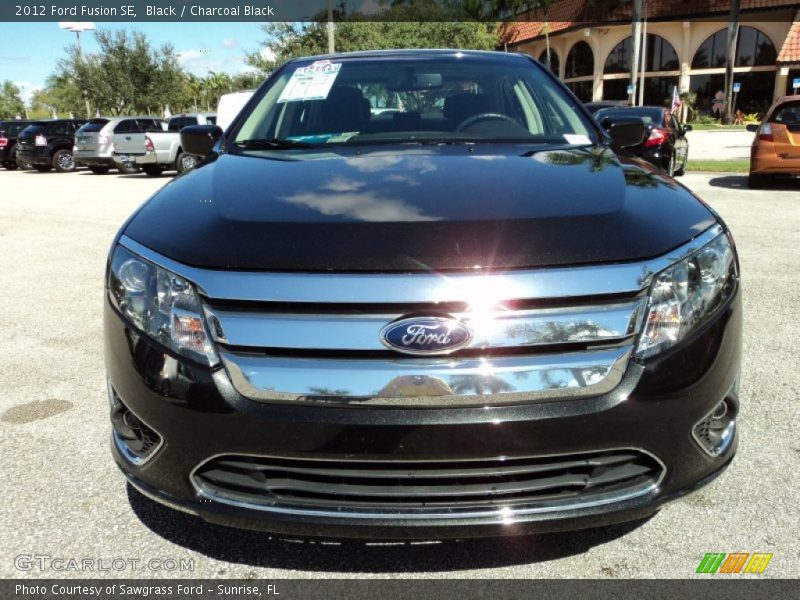 Black / Charcoal Black 2012 Ford Fusion SE
