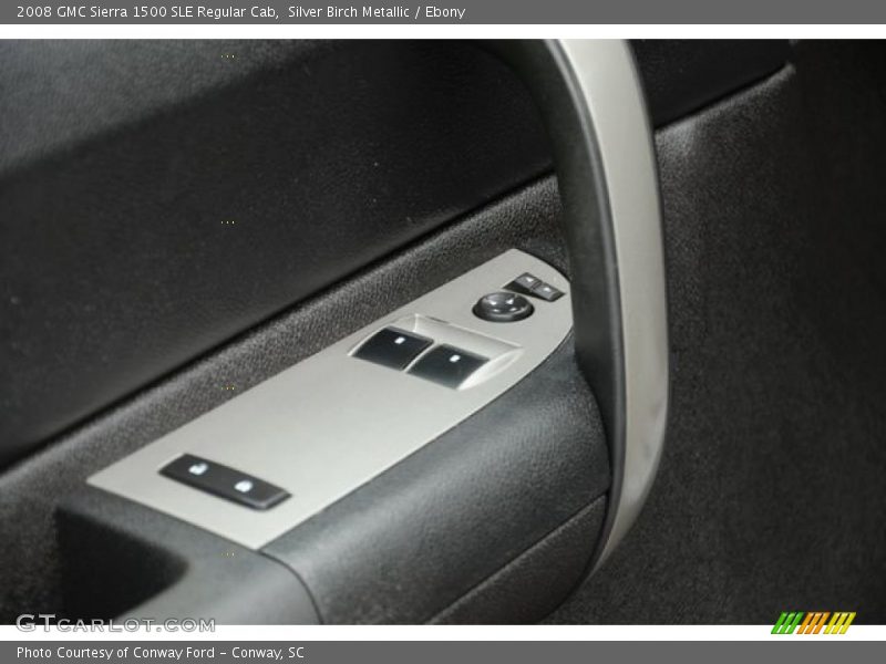 Silver Birch Metallic / Ebony 2008 GMC Sierra 1500 SLE Regular Cab