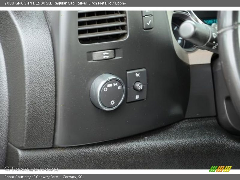 Silver Birch Metallic / Ebony 2008 GMC Sierra 1500 SLE Regular Cab