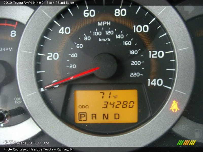 Black / Sand Beige 2010 Toyota RAV4 I4 4WD