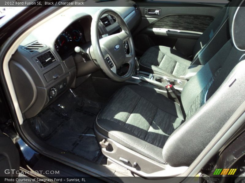Black / Charcoal Black 2012 Ford Fusion SE