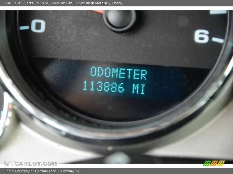 Silver Birch Metallic / Ebony 2008 GMC Sierra 1500 SLE Regular Cab