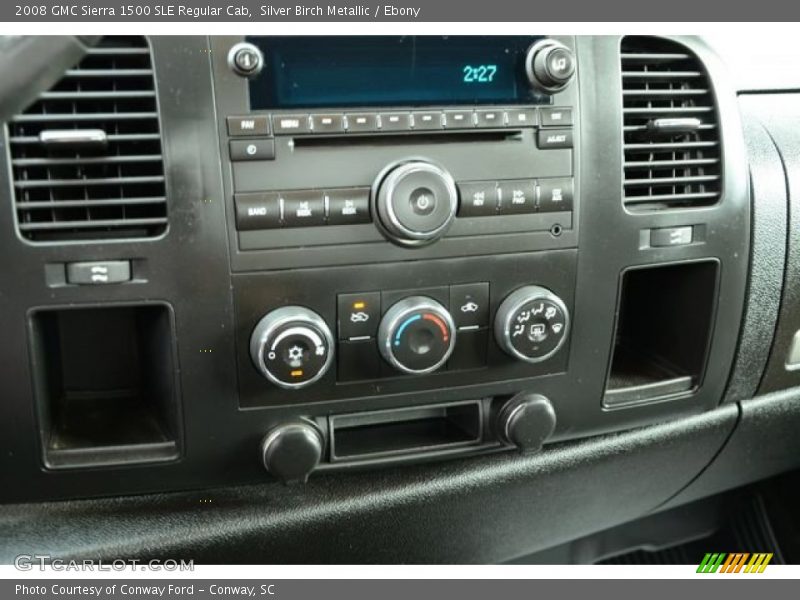 Silver Birch Metallic / Ebony 2008 GMC Sierra 1500 SLE Regular Cab