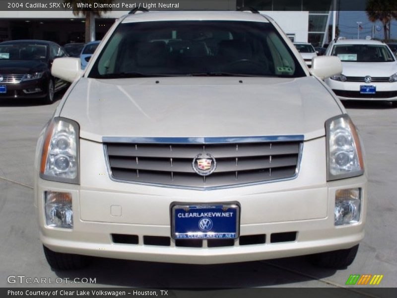 White Diamond Pearl / Light Neutral 2004 Cadillac SRX V6