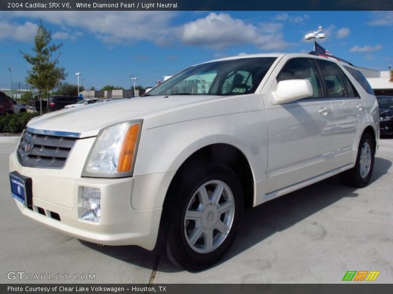 White Diamond Pearl / Light Neutral 2004 Cadillac SRX V6