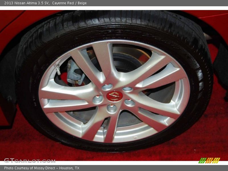 Cayenne Red / Beige 2013 Nissan Altima 3.5 SV