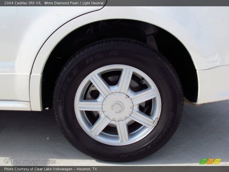 White Diamond Pearl / Light Neutral 2004 Cadillac SRX V6