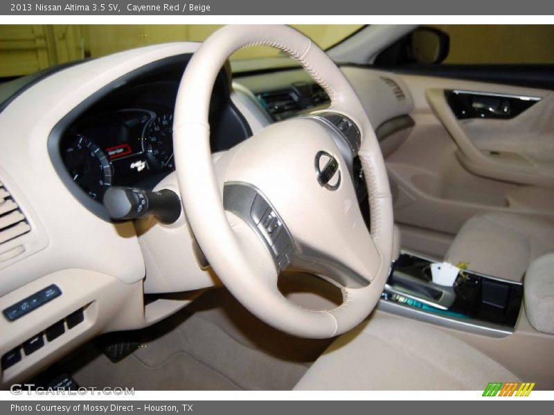 Cayenne Red / Beige 2013 Nissan Altima 3.5 SV