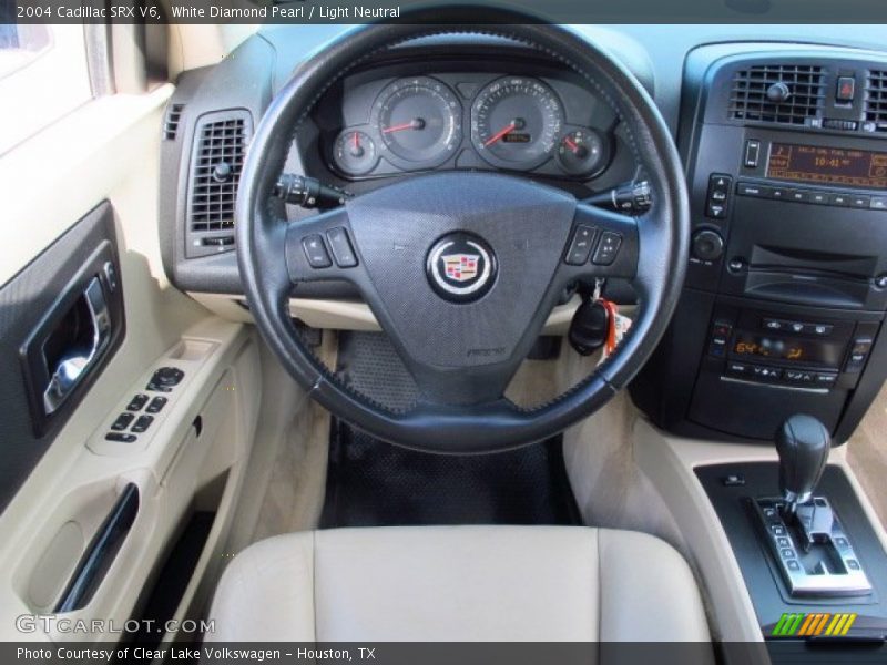 White Diamond Pearl / Light Neutral 2004 Cadillac SRX V6